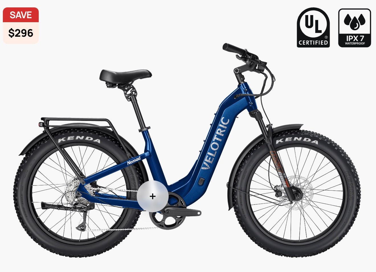 Velotric - Nomad 2 Fat Tire Bike -  Midnight Blue (Copy)